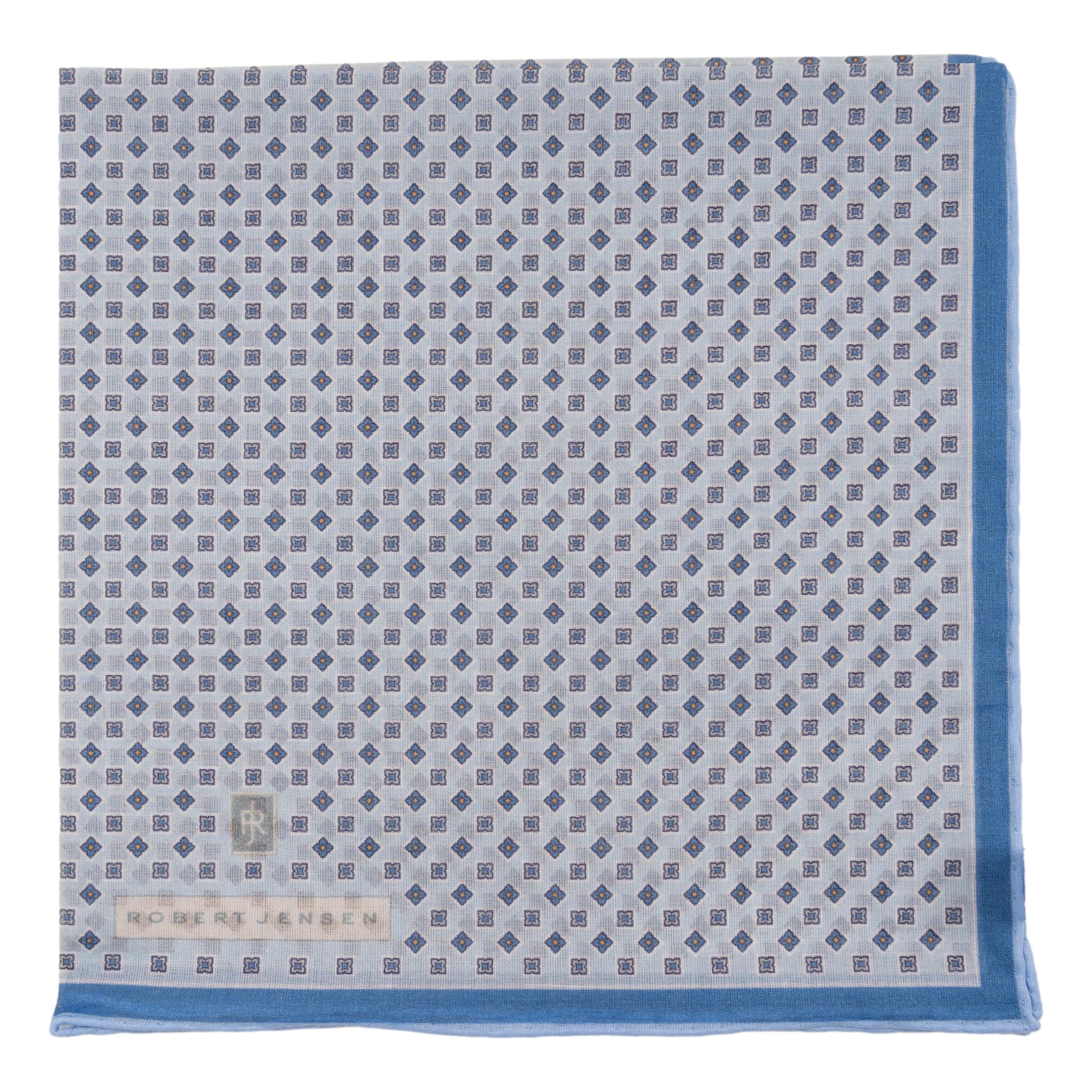 Small Neat Patterned Cotton Pocket Square