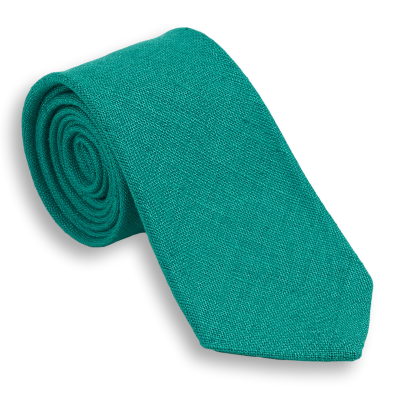Solid Irish Linen Tie - Image 2