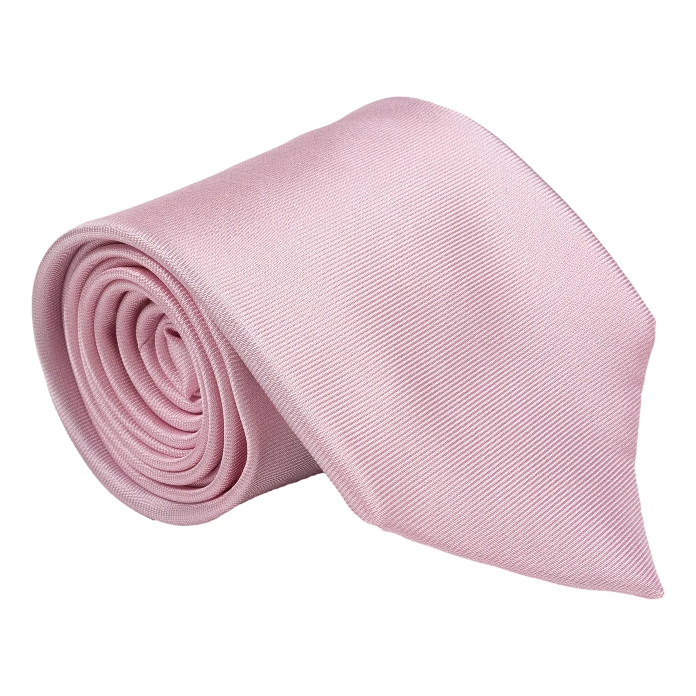 Solid Woven Silk Tie - Image 3