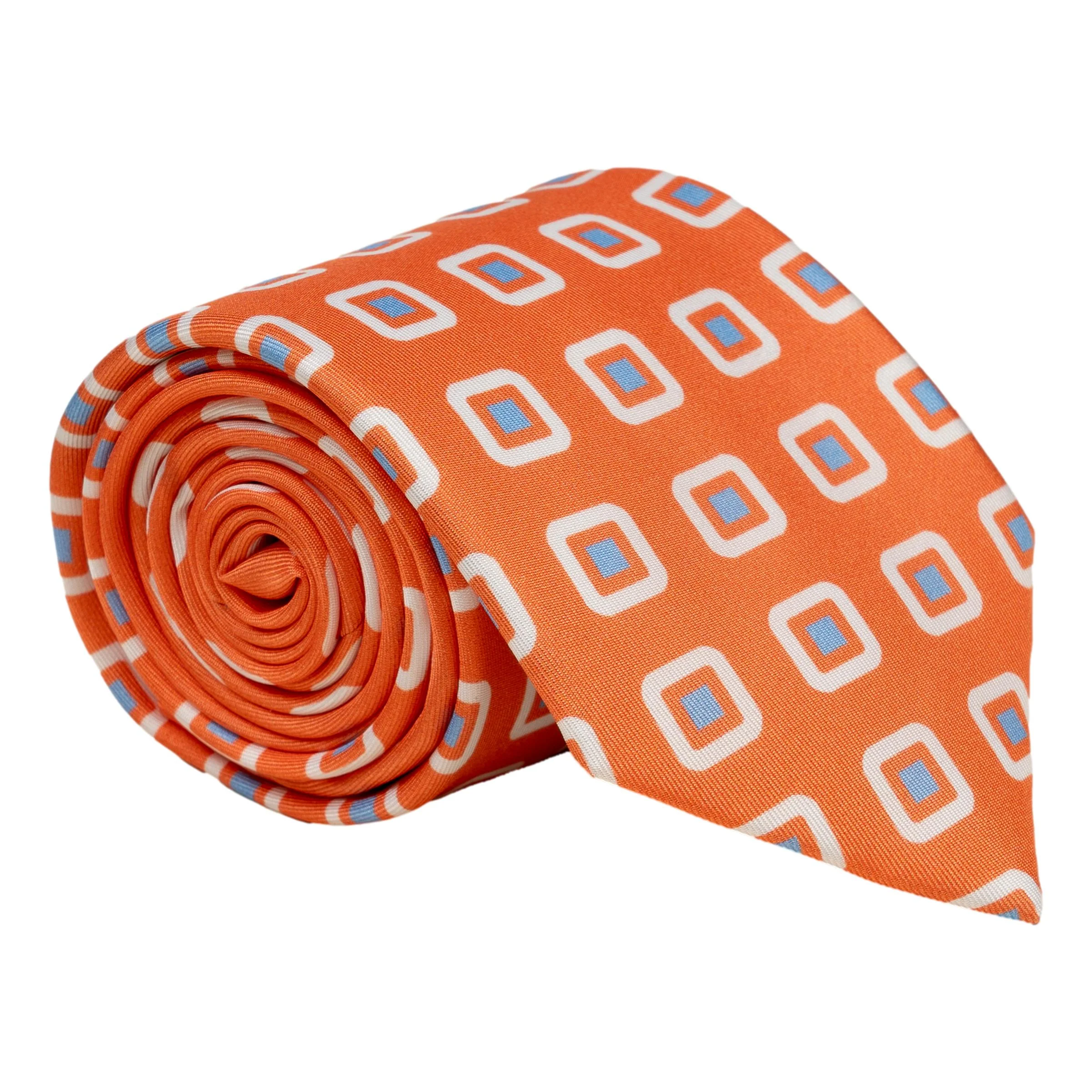 Square Bullseye Silk Tie