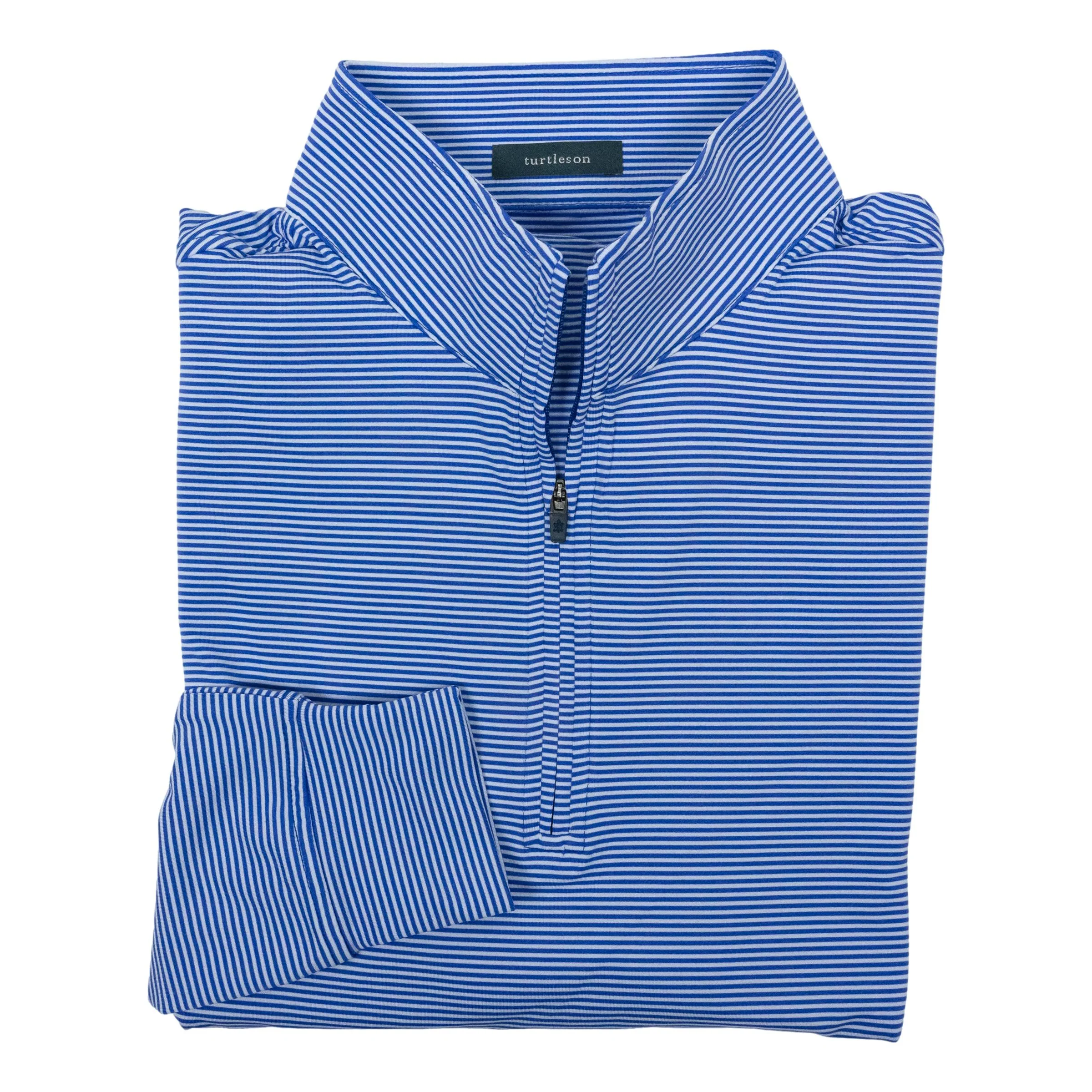 Striped Quarter Zip Pullover - Image 2