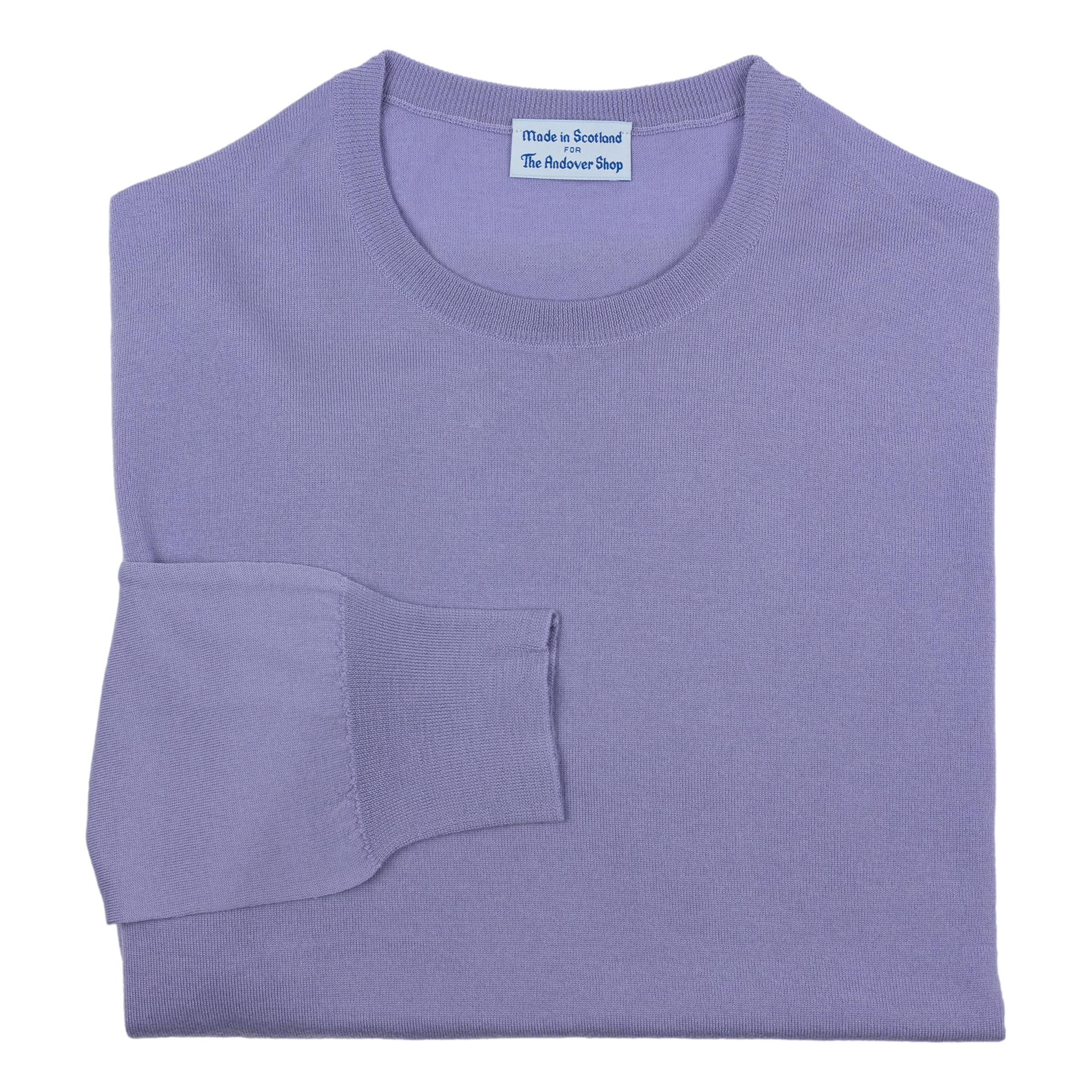 Superfine Merino Wool Crew Neck Sweater - Image 3