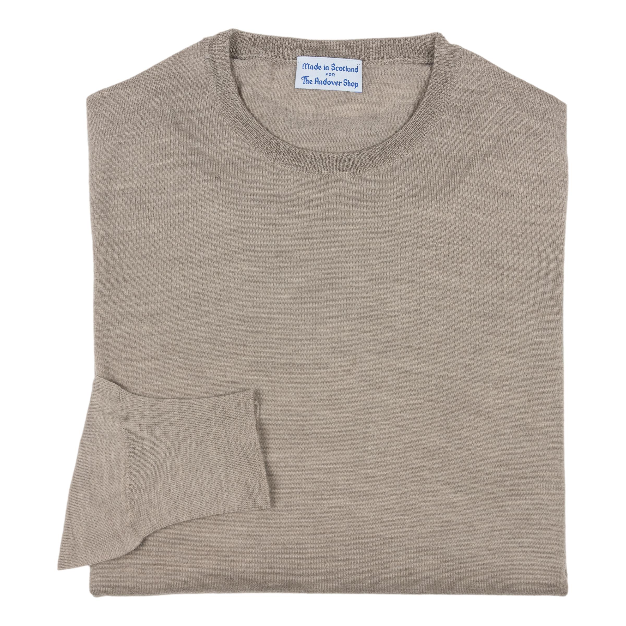 Superfine Merino Wool Crew Neck Sweater - Image 5