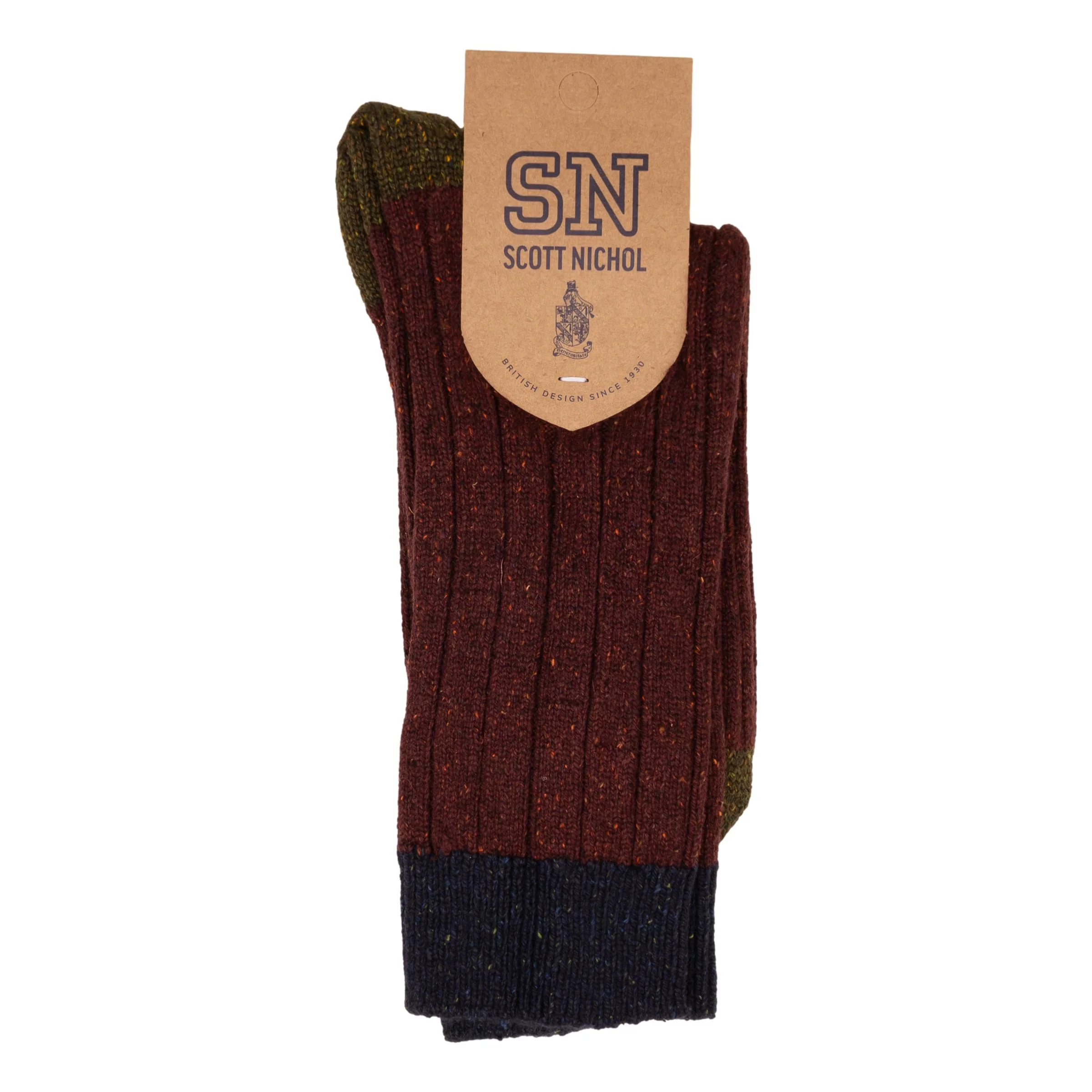 Thornham 6 x 2 Ribbed Heavy Wool Socks
