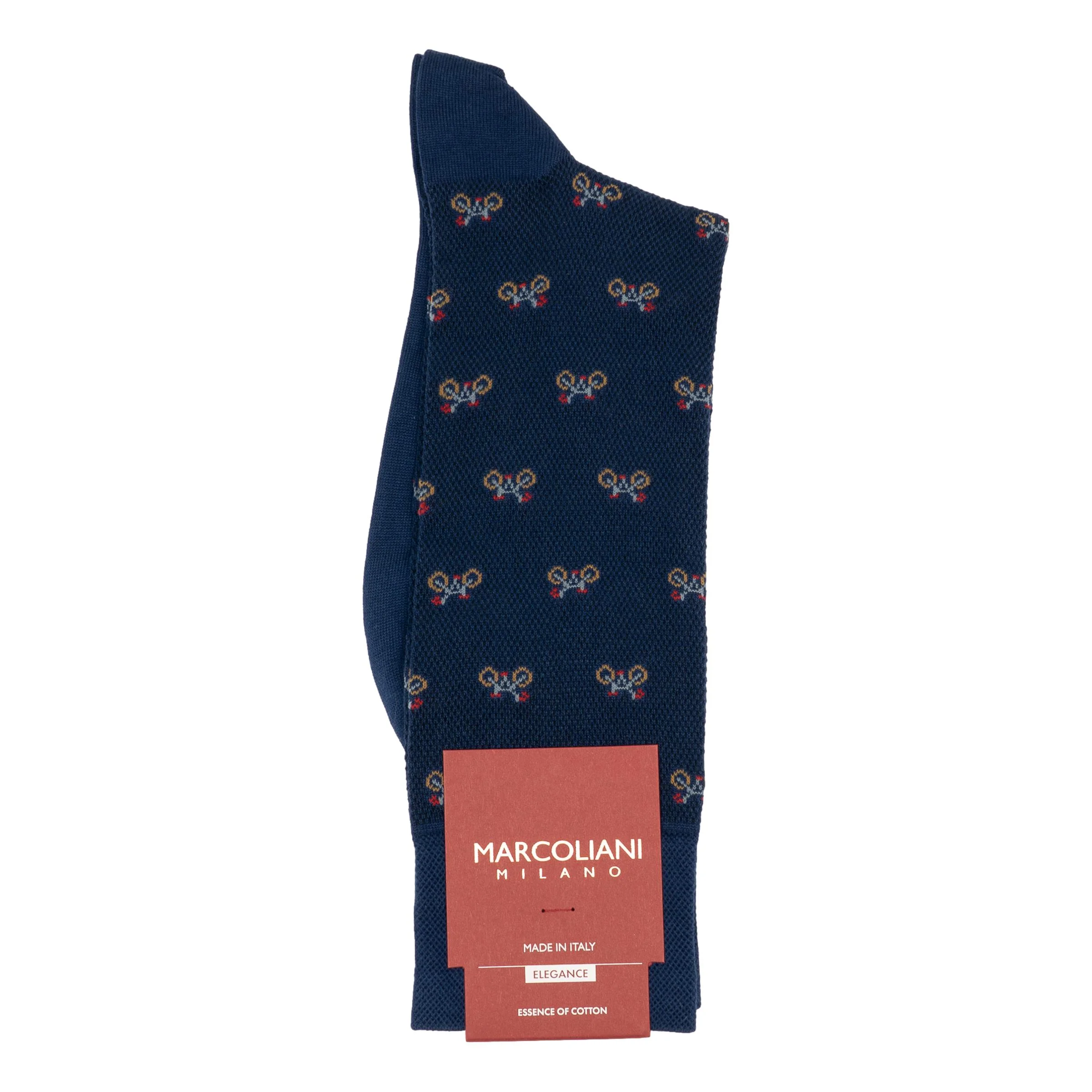 Tiny Bike Pima Cotton Mid-Calf Dress Socks - Image 2