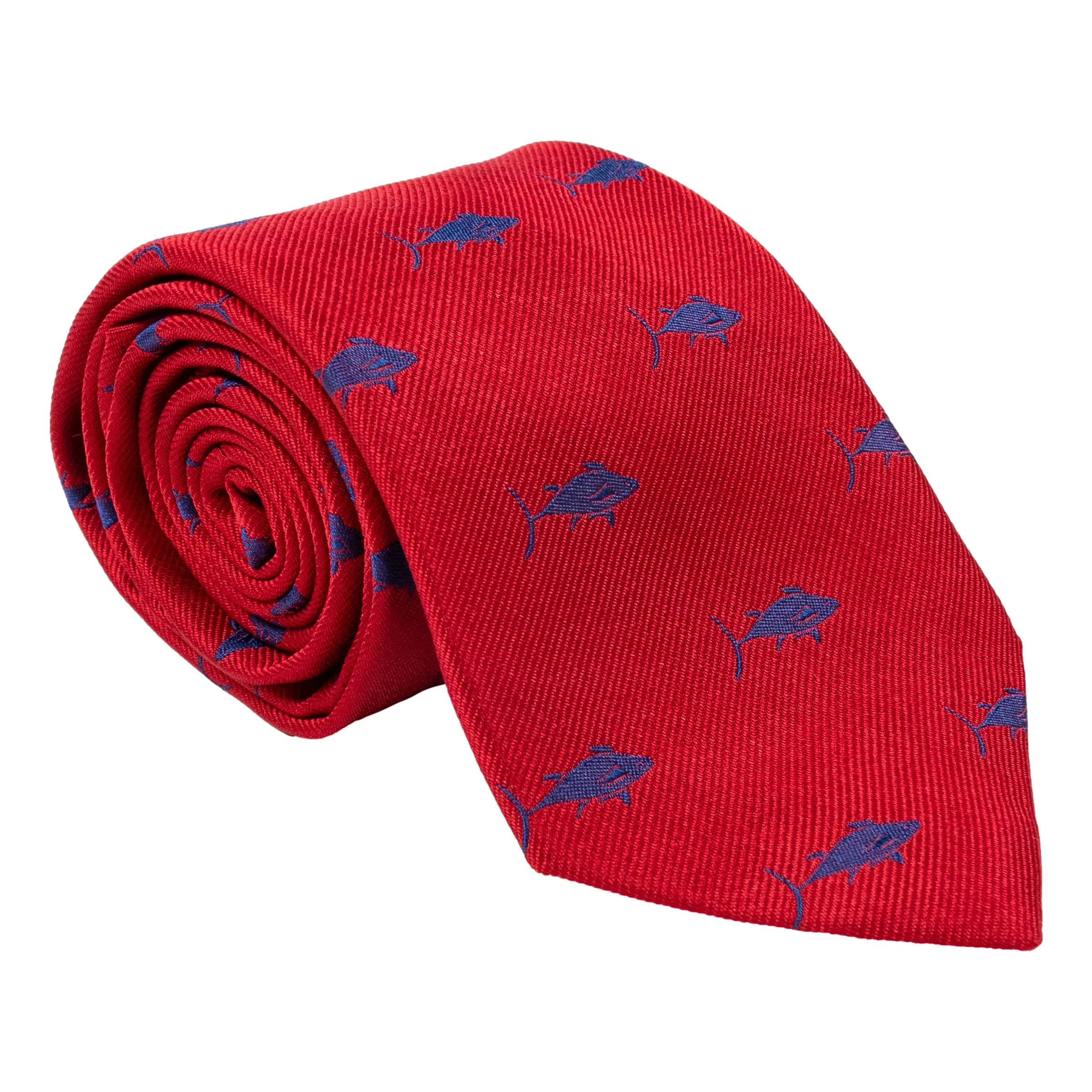 Tuna Fish Silk Tie - Image 2
