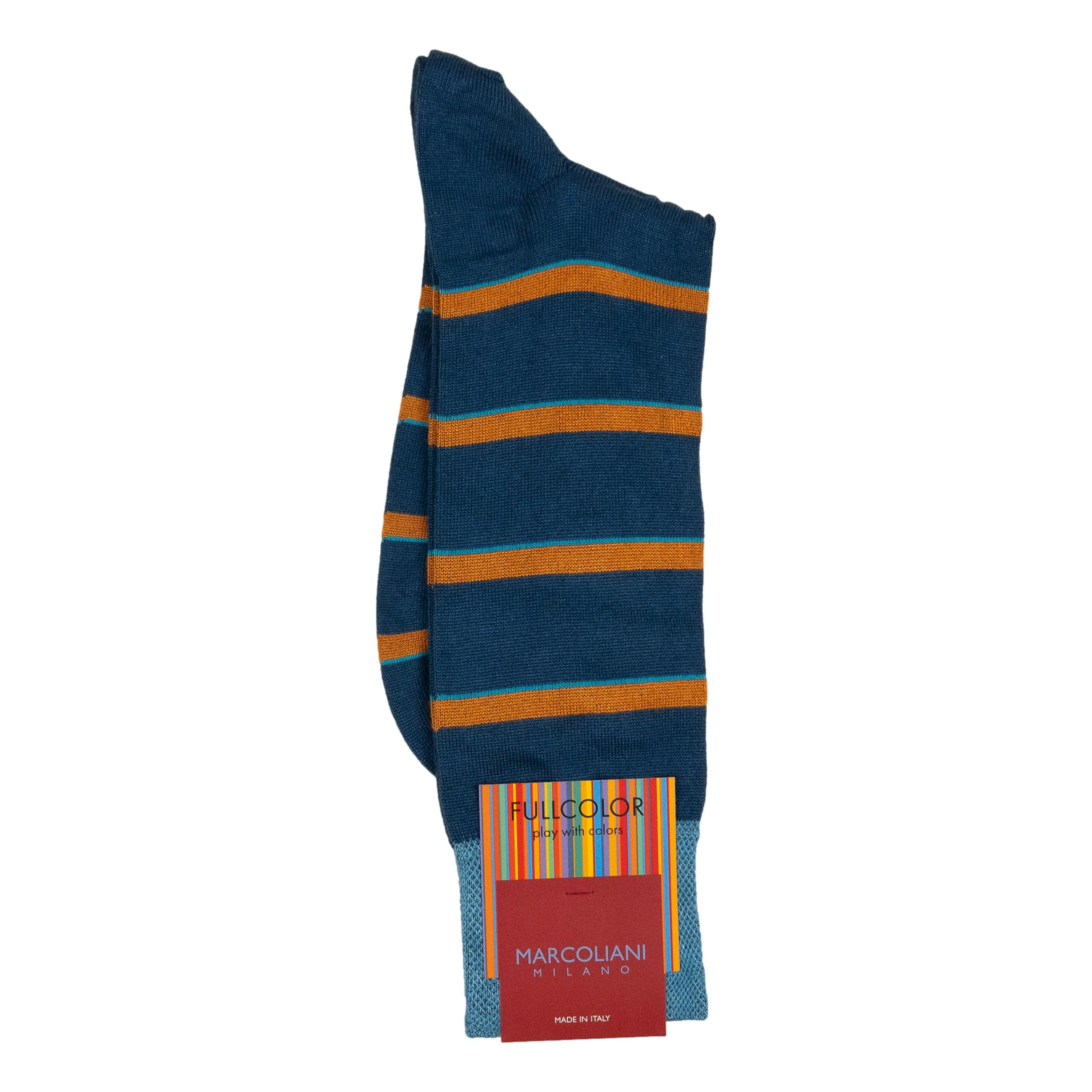 Underlined Modal and Cashmere Mid-Calf Dress Socks - Image 2