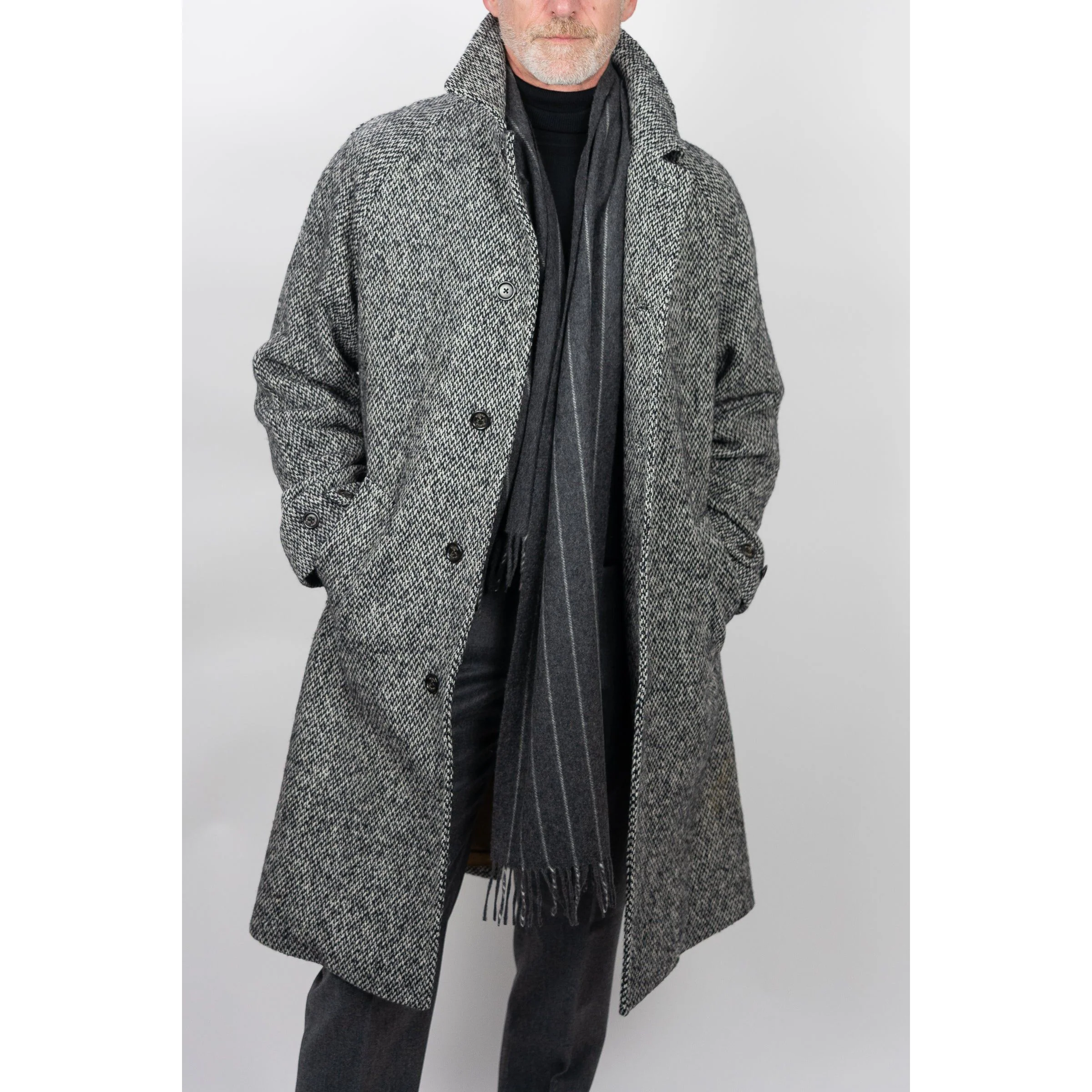 Valstar Vittorio Broken Twill Wool Overcoat - Image 2