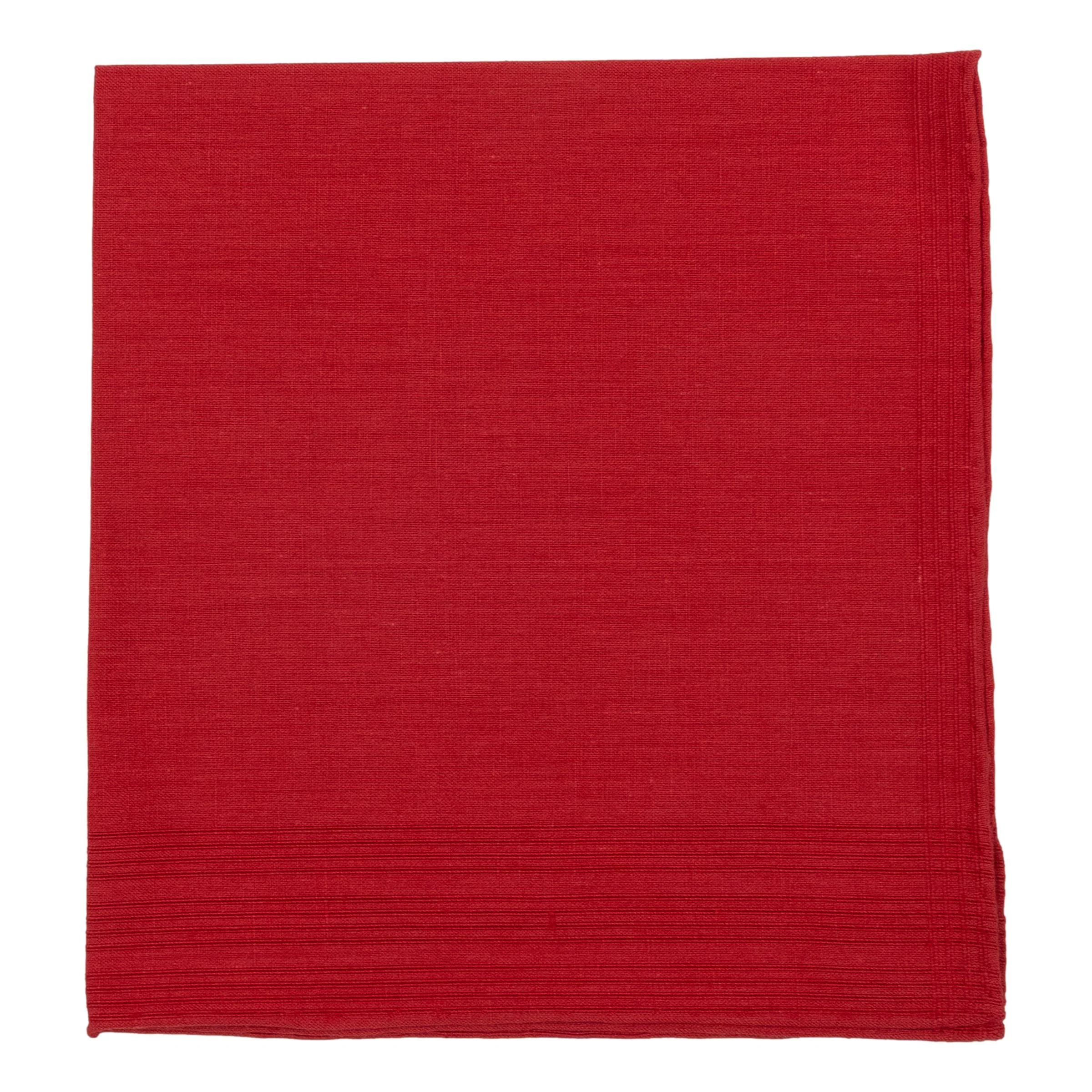 Vic Cotton and Linen Blend Pocket Square - Image 2