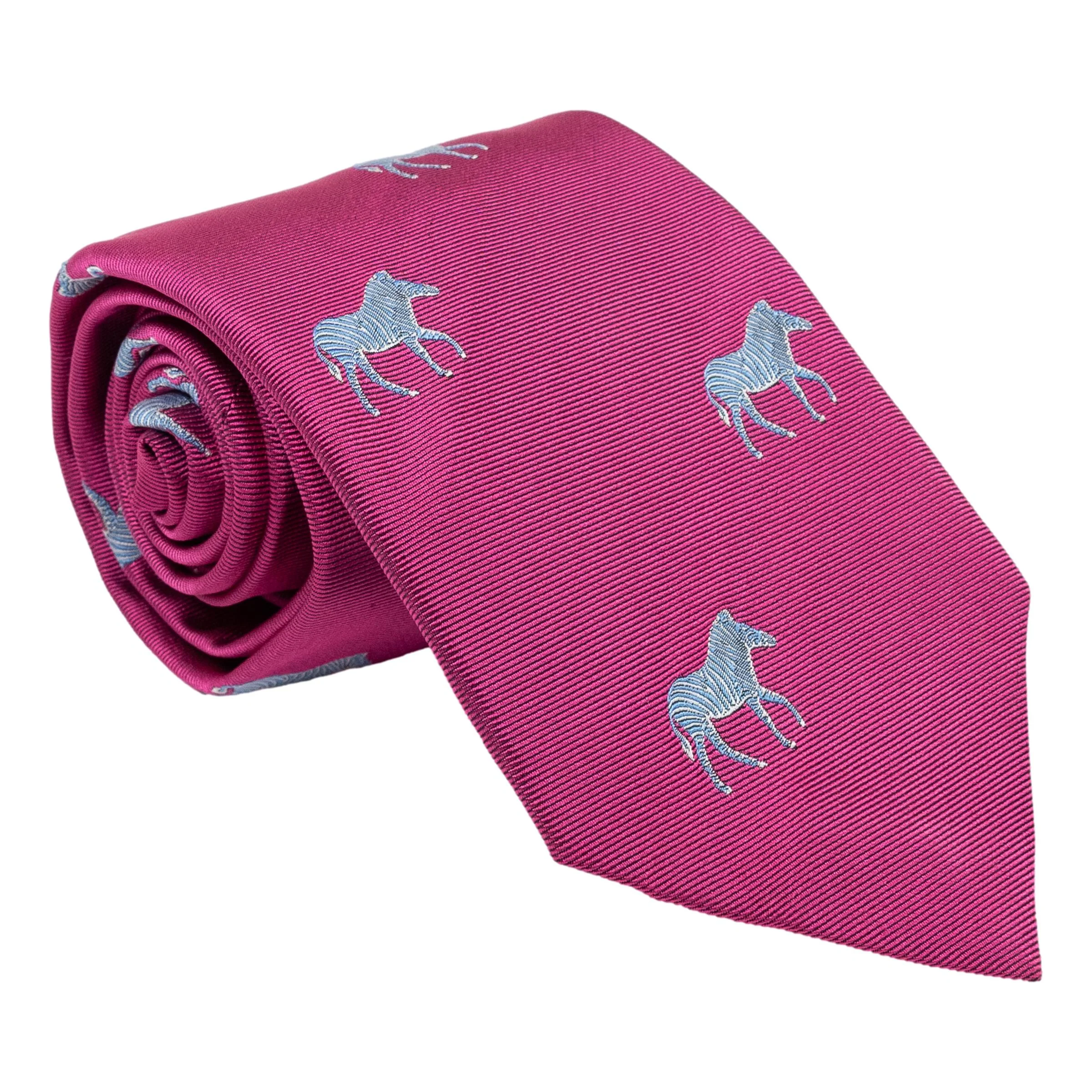 Walking Zebra Silk Tie - Image 3