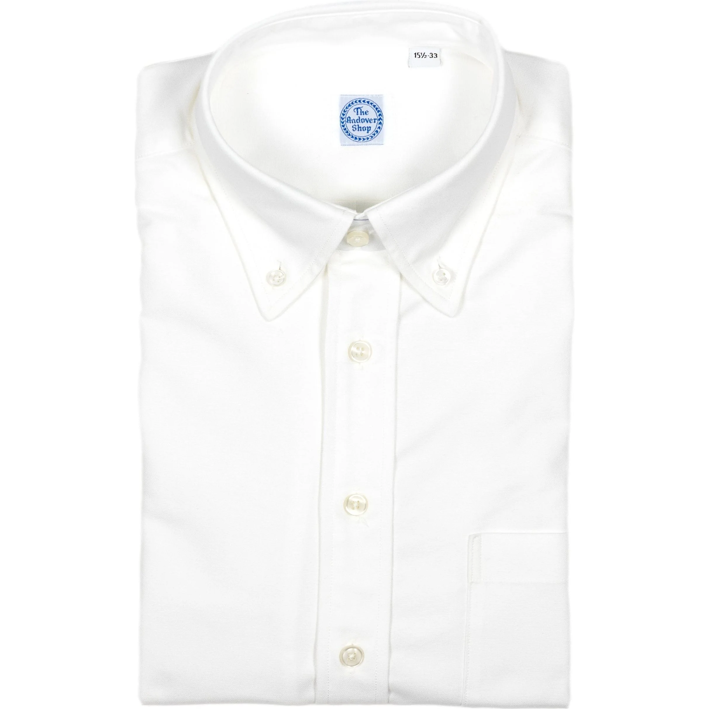 White Oxford Button Down Dress Shirt