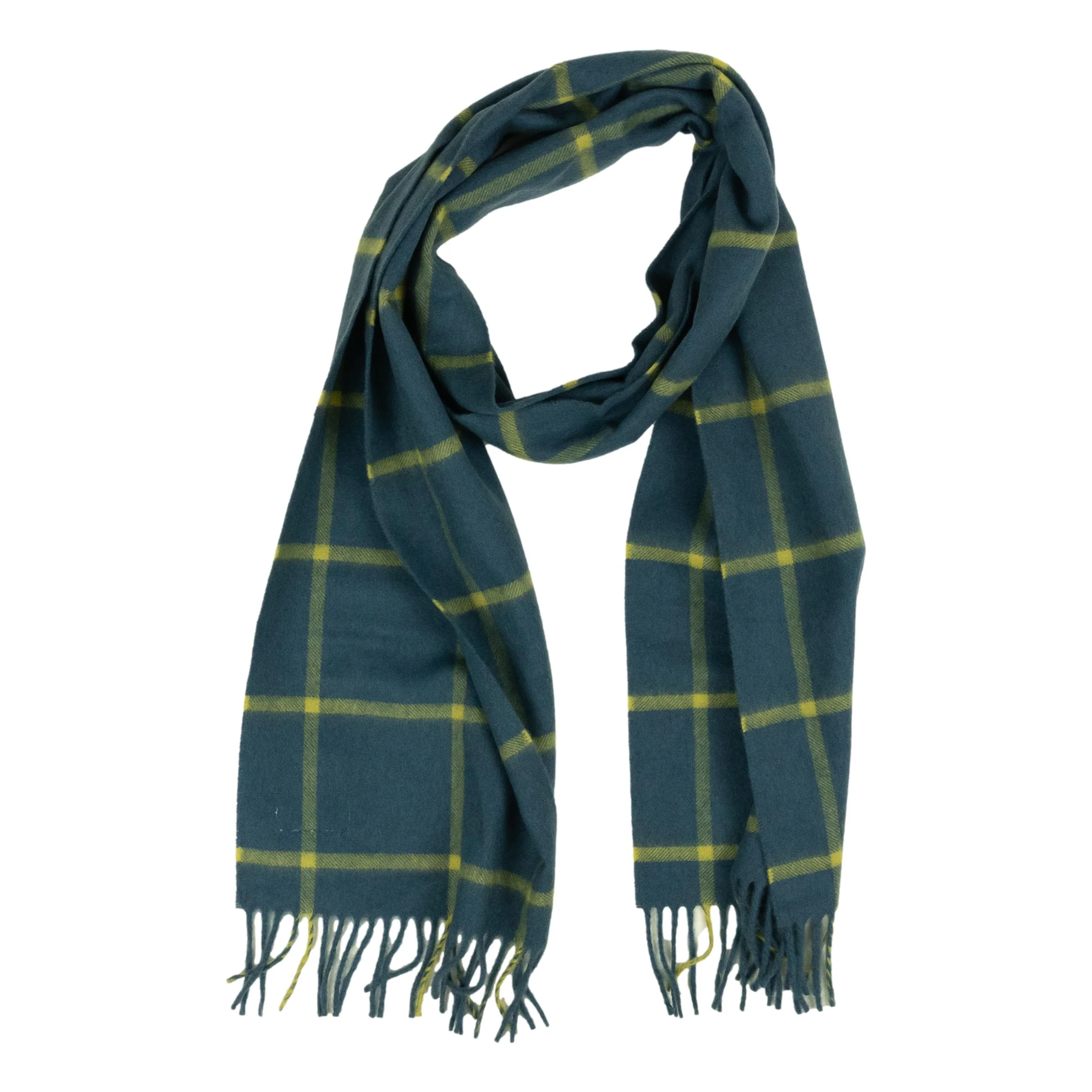 Windowpane 100% Cashmere Scarf - Image 3